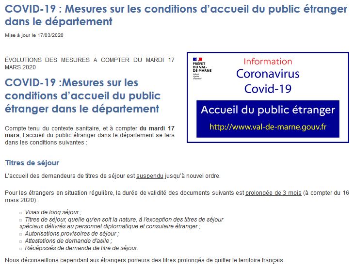 Document Renouvellement Titre De Séjour Val De Marne